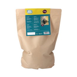 Brun papirpose med 1500 g fuglefoder