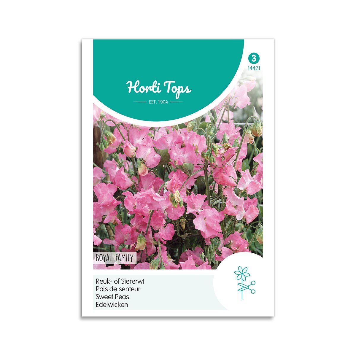 Ærteblomstfrø "Royal Family pink"