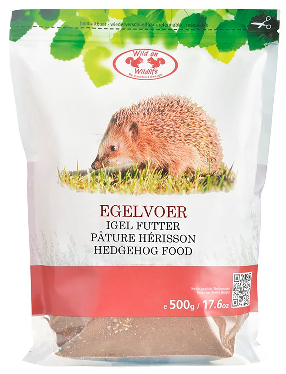 Vildt pindsvinefoder 500 g Vildt pindsvinefoder i pose 500 g