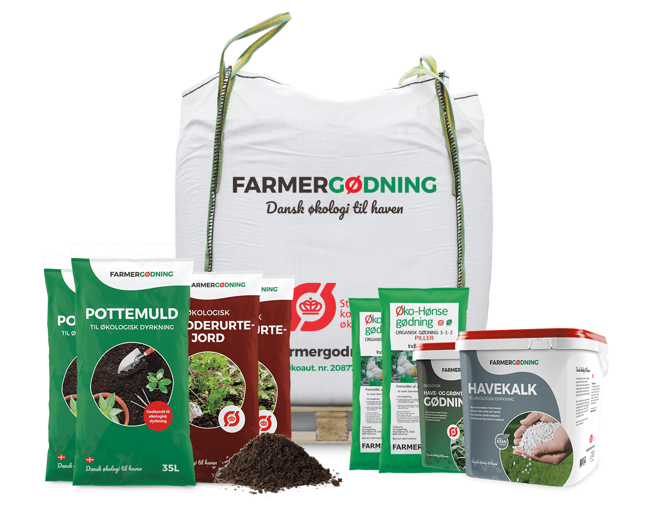 Farmergødning økologisk gødning til haven Farmergødning økologisk jord, gødning og havekalk