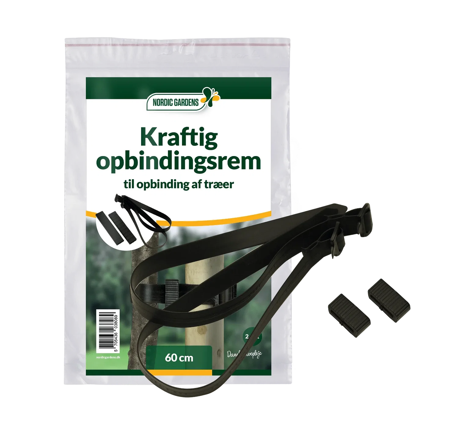 Nordic Gardens kraftig opbindingsrem 60 cm Kraftig opbindingsrem 60 cm til opbinding af træer