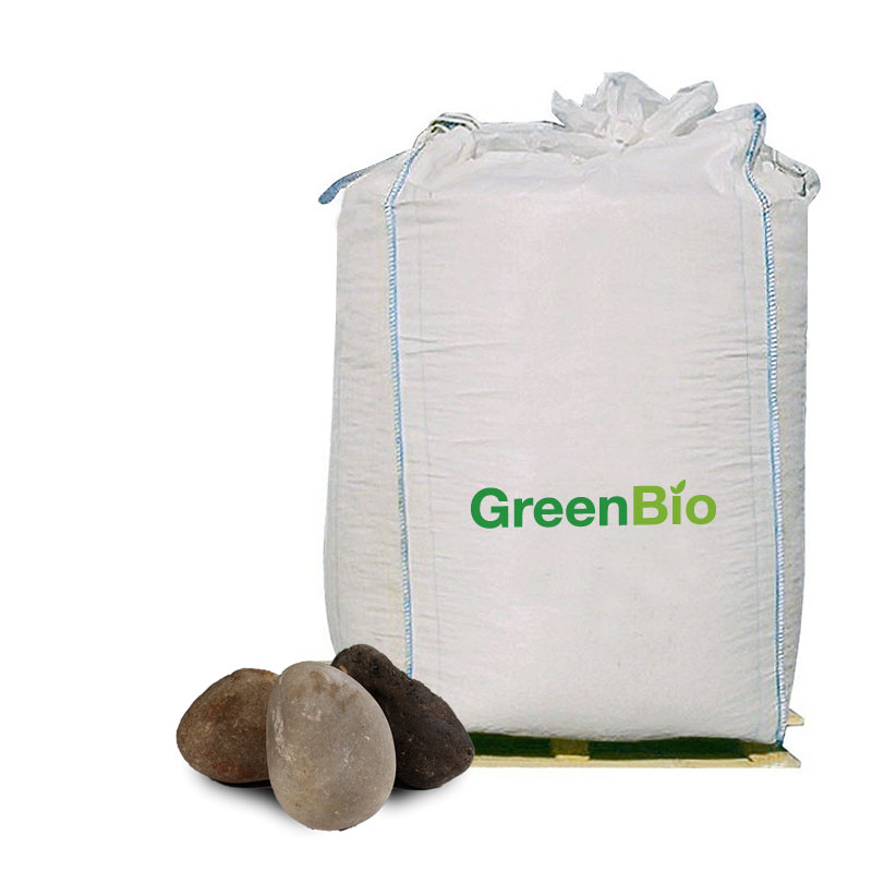 Stor GreenBio bigbag med dekorationssten