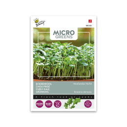 Microgreens frøkål Westlandse Efterår Buzzy Microgreens frøkål Westlandse Efterår frøpose