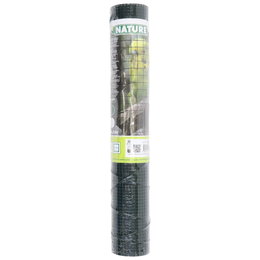 Rulle galvaniseret trådnet fra Nature med grøn PVC-belægning, maskestørrelse 6,4 mm, mål 50 cm x 3 m, velegnet til plantbeskyttelse, afskærmning og hobbyprojekter i haven