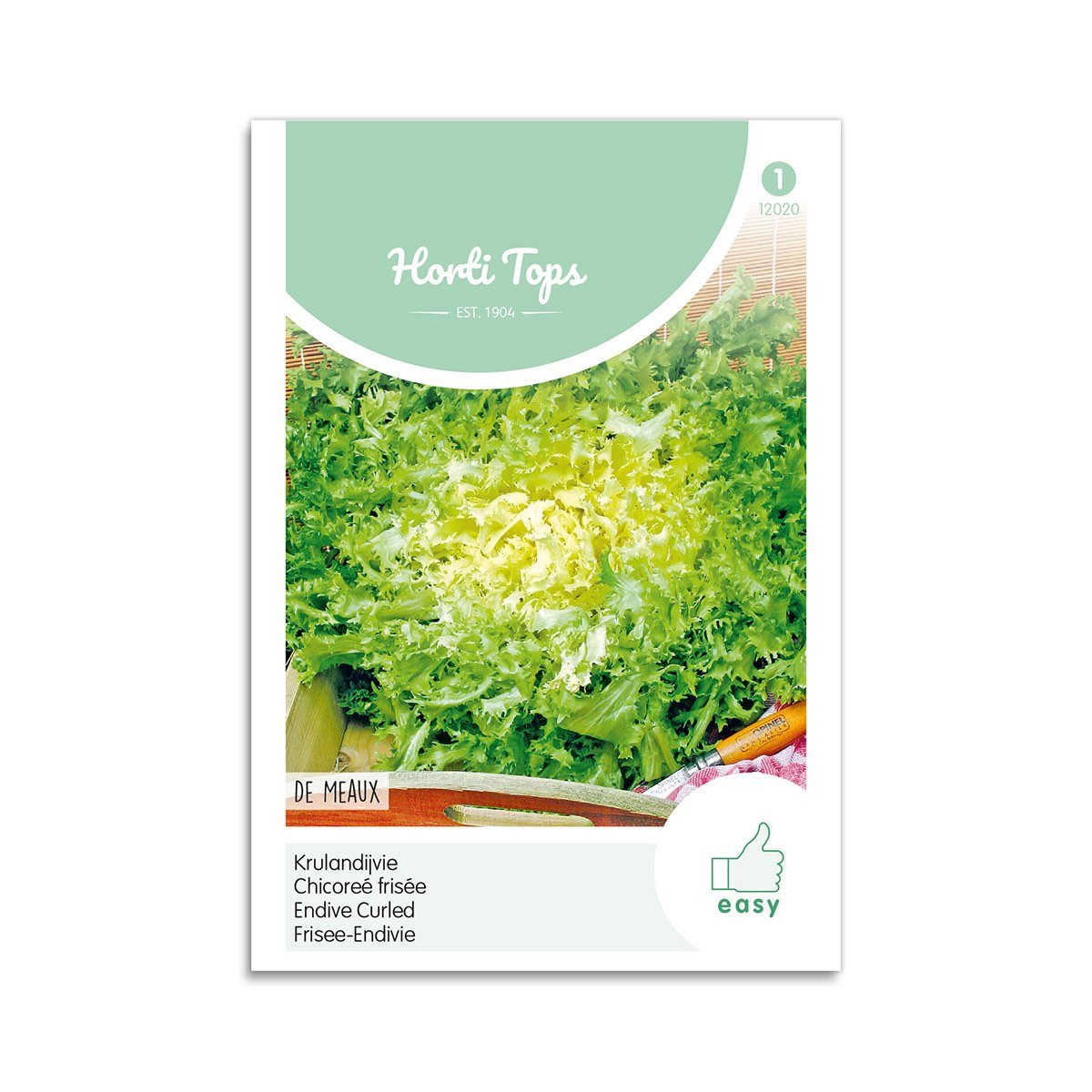Friséesalat frø Horti Tops De Meaux Pose med Horti Tops De Meaux friséesalat frø