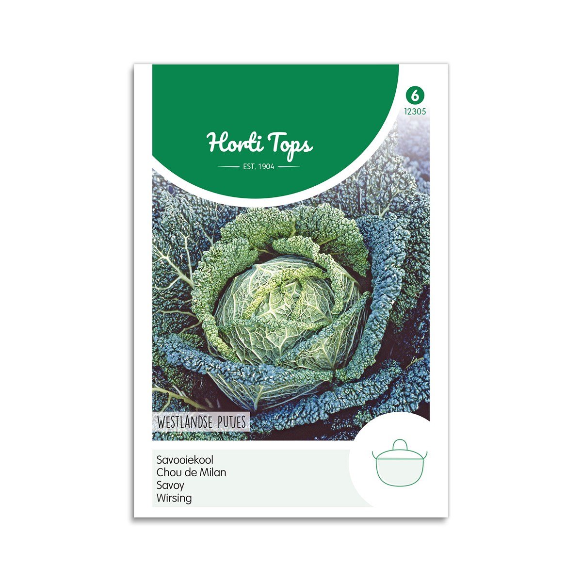 Savoykål frøpose Horti Tops Horti Tops frø til savoykål
