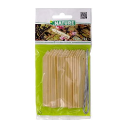 Nature plantepinde i træ 10 cm, 15 stk Pakke med 15 Nature træplantepinde 10 cm