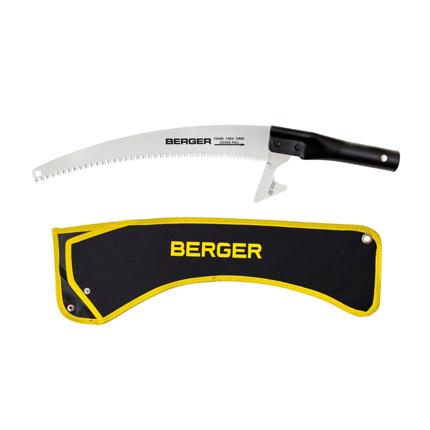 Berger Teleskoptræksav, 30 cm, sæt med hylster Berger Teleskoptræksav, 30 cm, sæt med hylster