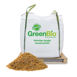 GreenBio naturgødning bigbag på palle GreenBio naturlig dansk havegødning i bigbag på palle