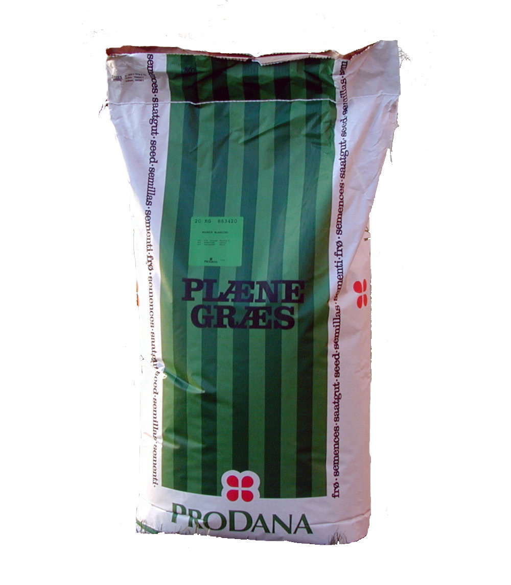 Sæk med Prodana plænegræs frø 20 kg