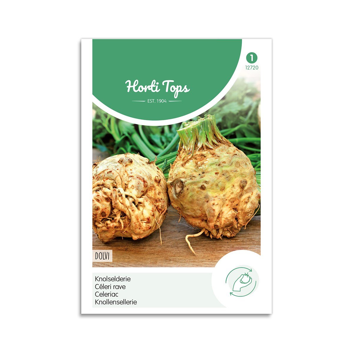 Horti Tops knoldselleri frø Dolvi Frøpose med Horti Tops knoldselleri Dolvi
