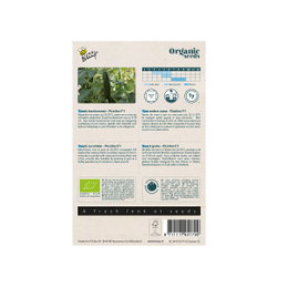 Buzzy Organic Seeds snackagurk Picolino F1 frøpose bagside