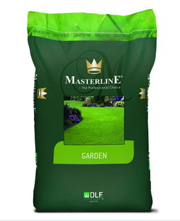 Masterline Garden græsfrø til tæt haveplæne Masterline Garden græsfrøpose fra DLF til haveplæne