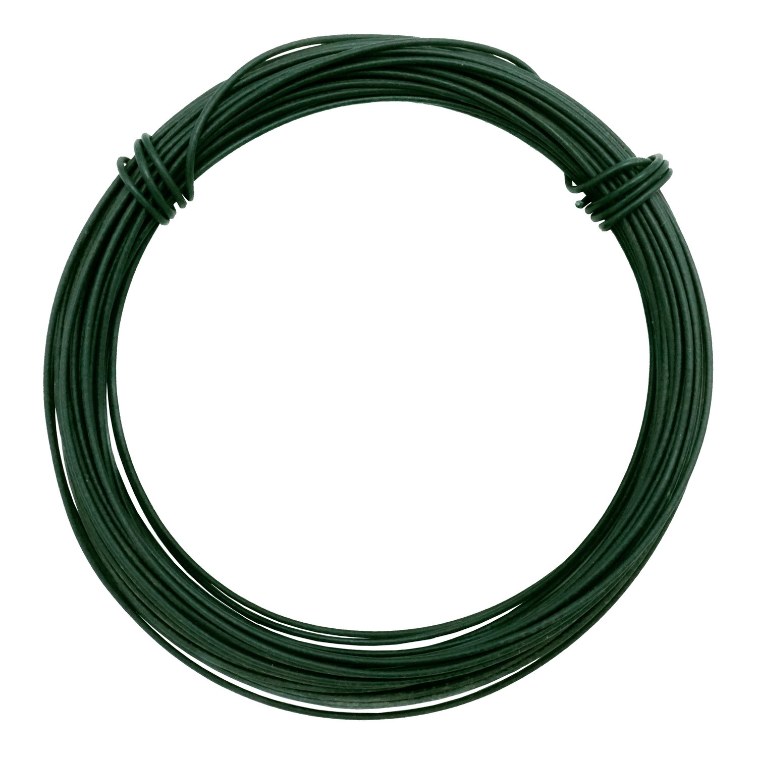 Spole med grøn PVC-belagt galvaniseret hegnstråd fra Nature, Ø1,2/2,0 mm, 15 m, velegnet til havehegn, indhegninger og montage