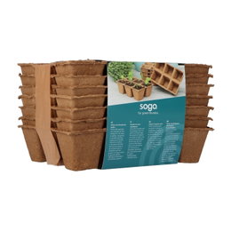 Soga biologiske såbakker til frø og planter Pakke med Soga biologiske såbakker til forspiring