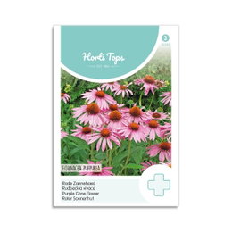Frøpose med lyserød purpursolhat Echinacea