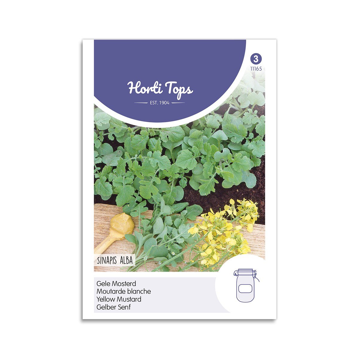 Gule sennepsfrø Horti Tops frøpose Frøpose med gule sennepsfrø fra Horti Tops