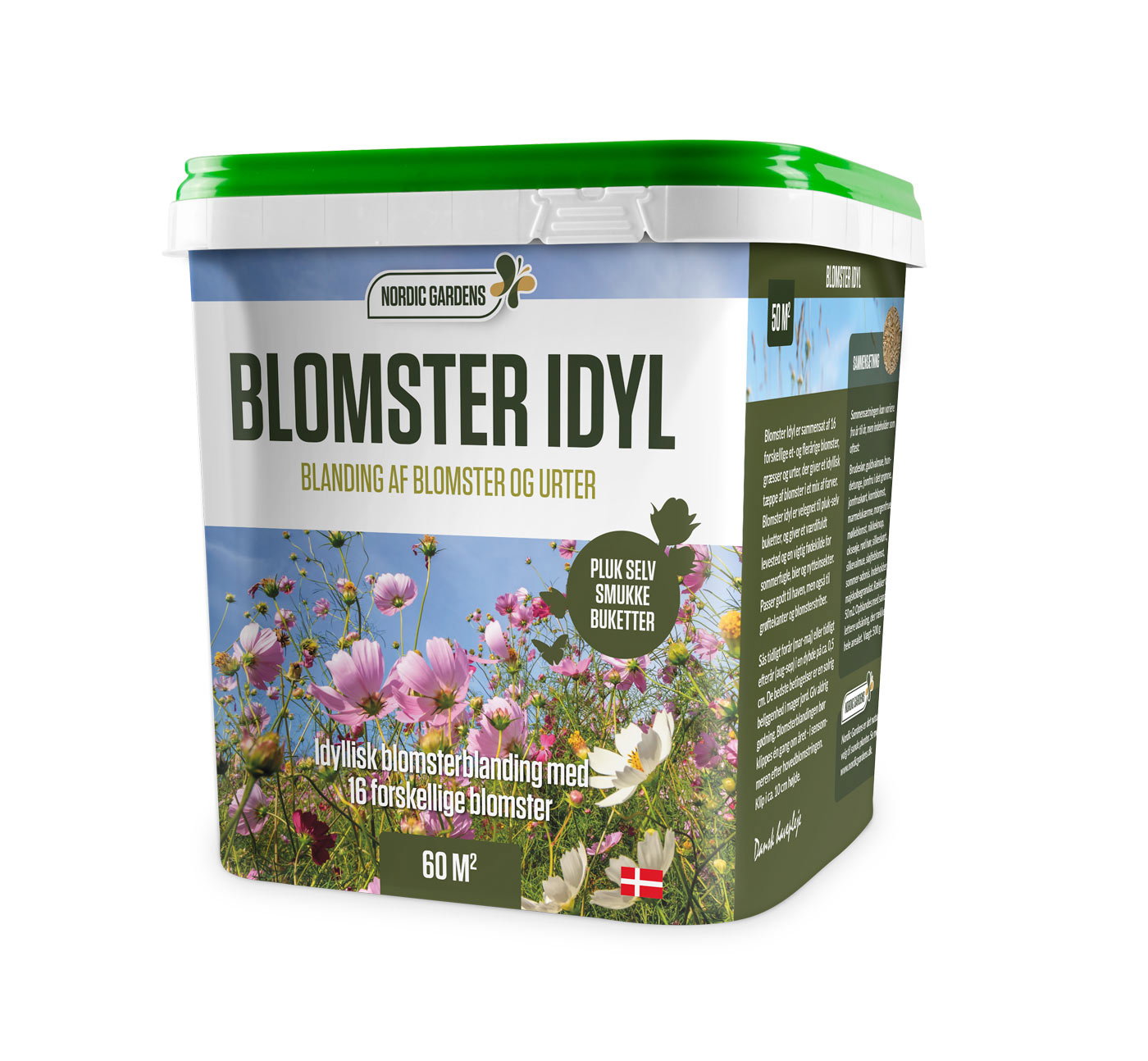 Nordic Gardens Blomster Idyl blomster- og urtefrø 60 m²