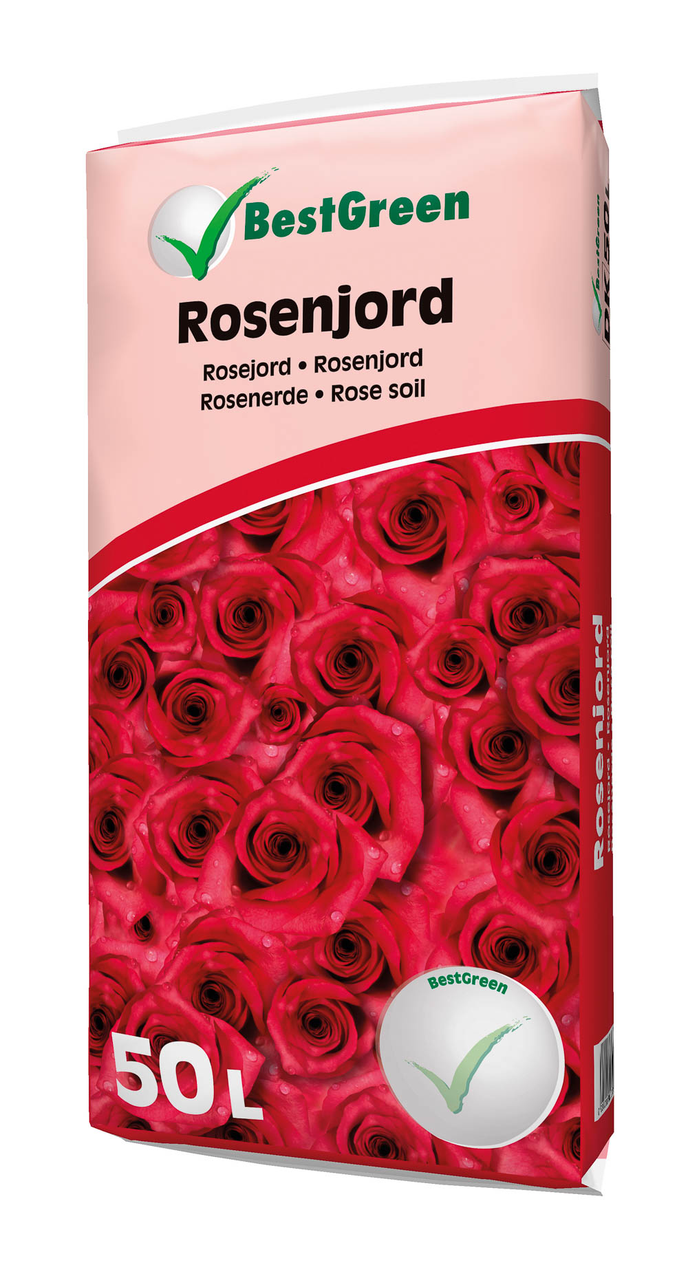 BestGreen rosenjord 50 L Sæk med BestGreen rosenjord 50 liter