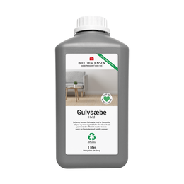 Flaske med Bollerup Jensen hvid gulvsæbe 1L