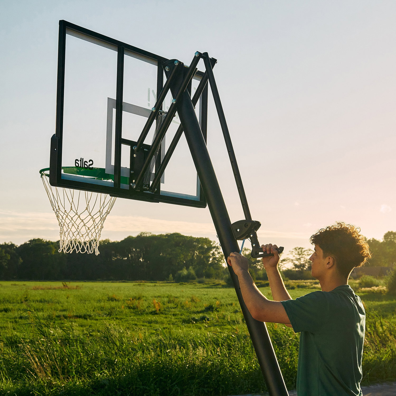 Basketball stander Guard Salta 138 x 371 x 240 cm (807-517)