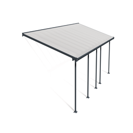 Terrasseoverdækning i alu med stolper Aluminium terrasseoverdækning med stolper