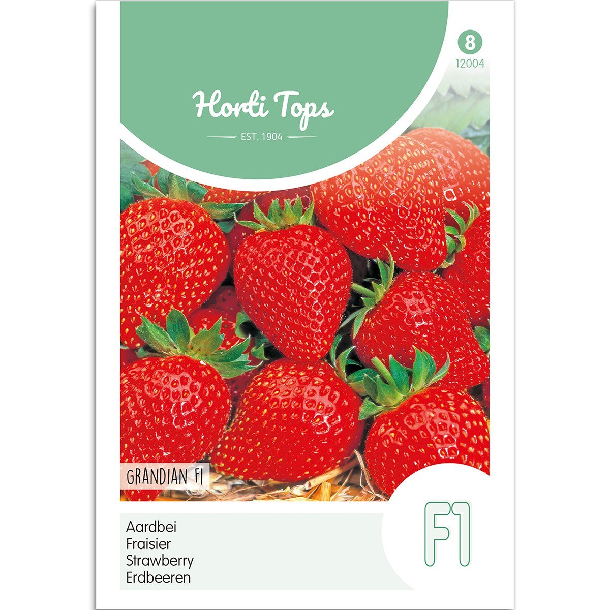 Jordbærfrø Grandian F1 fra Horti Tops Frøpose med Horti Tops Grandian F1 jordbær