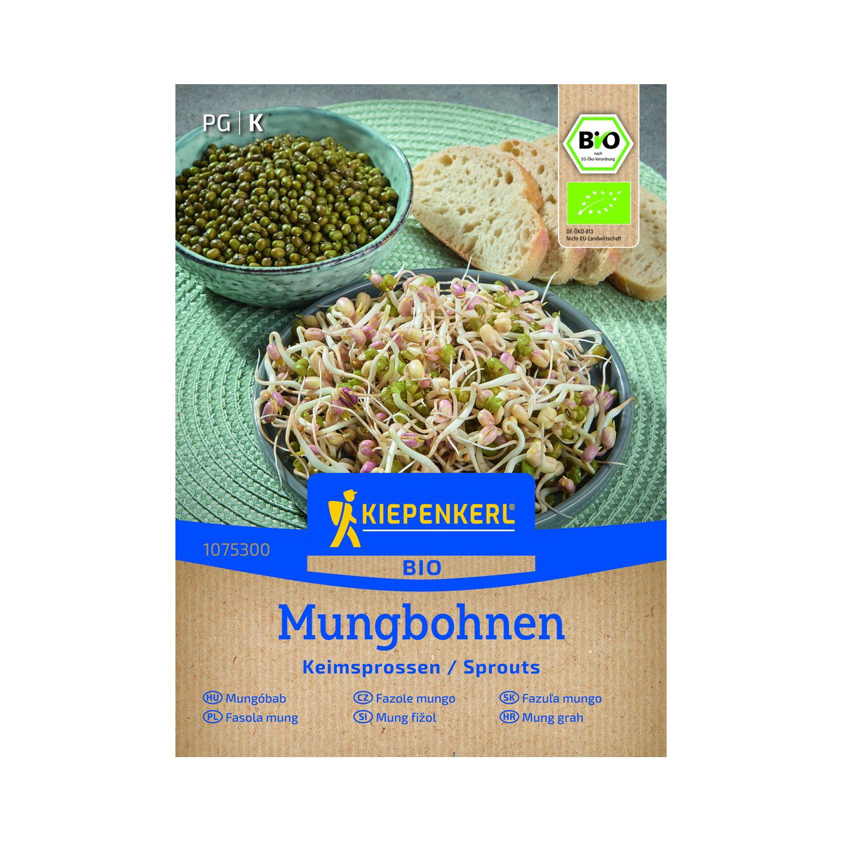 Økologiske Spirefrø Mungbønne - 75 g