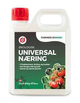 Økologisk universalgødning til køkkenhave 1L Farmergødning økologisk universal næring til planter 1L