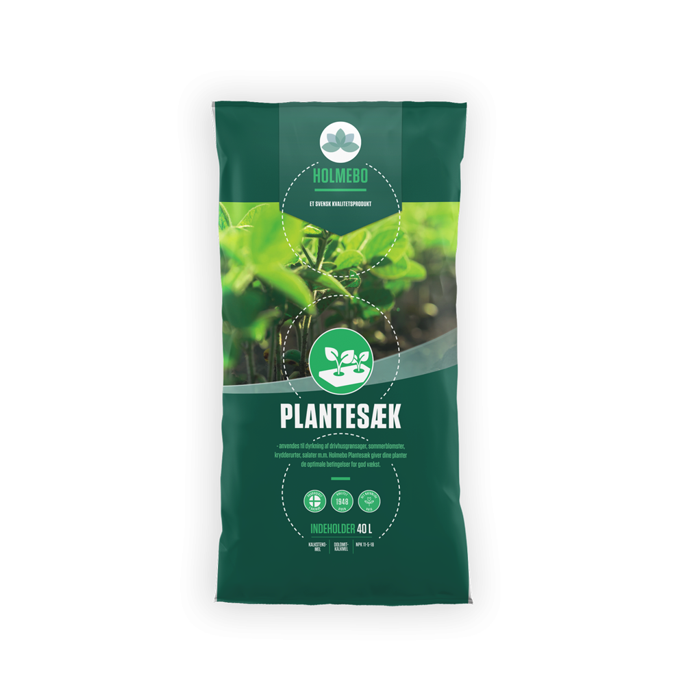 HOLMEBO plantesæk 40L til planter og grøntsager HOLMEBO plantesæk 40L næringsrig jord til beplantning