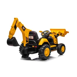 CAT® el-rendegraver 2 x 10,8V – Nordic Play elektrisk gravemaskine til børn Gul CAT® el-rendegraver fra Nordic Play med frontskovl og bagmonteret gravarm, 2 x 10,8V motorer, fjernbetjening 2.4 GHz, lyd, lys og MP3-afspiller – ideel til børn 3-6 år