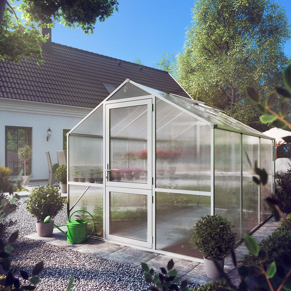 Drivhus - KGT Rose III, Aluminium - 7,5 m3