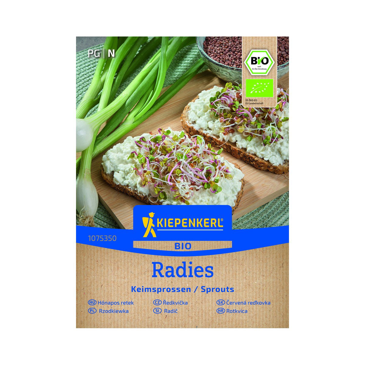 Økologiske Spirefrø Radise - 60 g