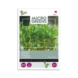 Mikrogrønt ærteskud frø Buzzy Frøpose med mikrogrønt ærteskud fra Buzzy Seeds