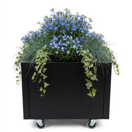 Sort plantekasse - 40 x 40 x 25 cm