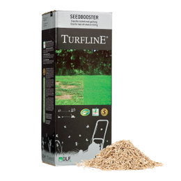 Turfline Seedbooster græsfrø i kasse til sund græsplæne