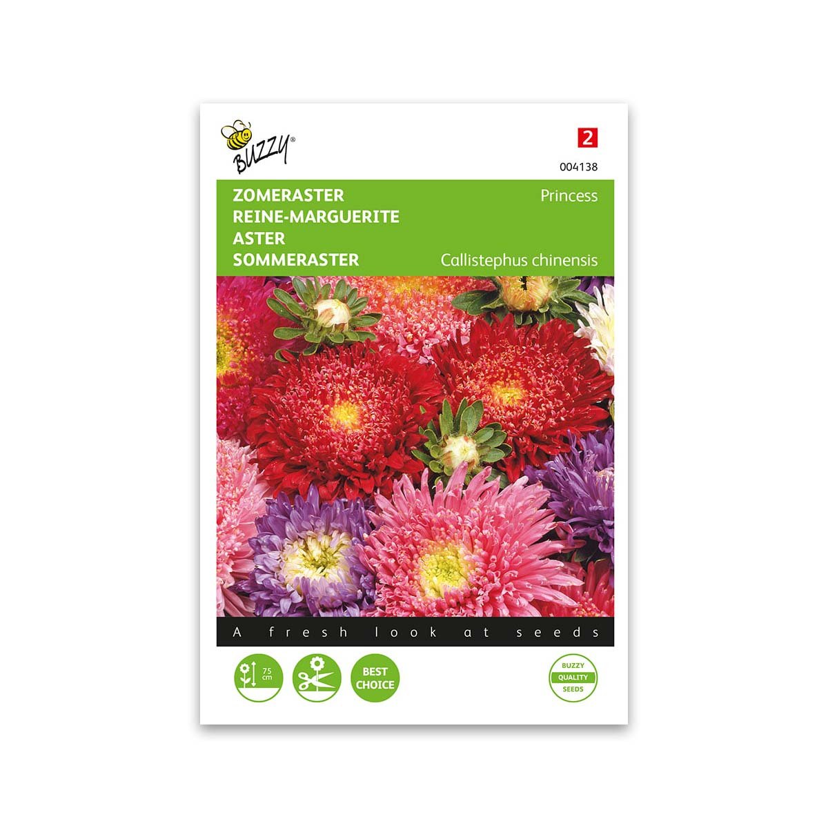 Sommerasters frø, "Princess" - mix