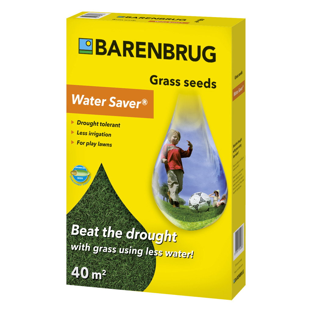 Barenbrug Water Saver græsfrø 40 m² Barenbrug Water Saver græsfrø til tørkeresistent plæne