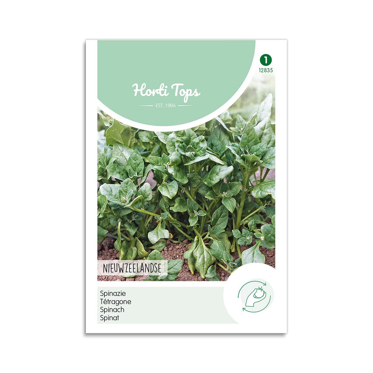 Frø til nyzealandsk spinat Horti Tops Horti Tops frøpose med nyzealandsk spinatplanter