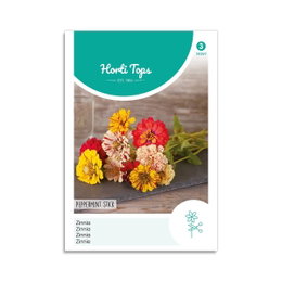 Zinnia frø Peppermint Stick blanding Frøpose med Zinnia Peppermint Stick blomster
