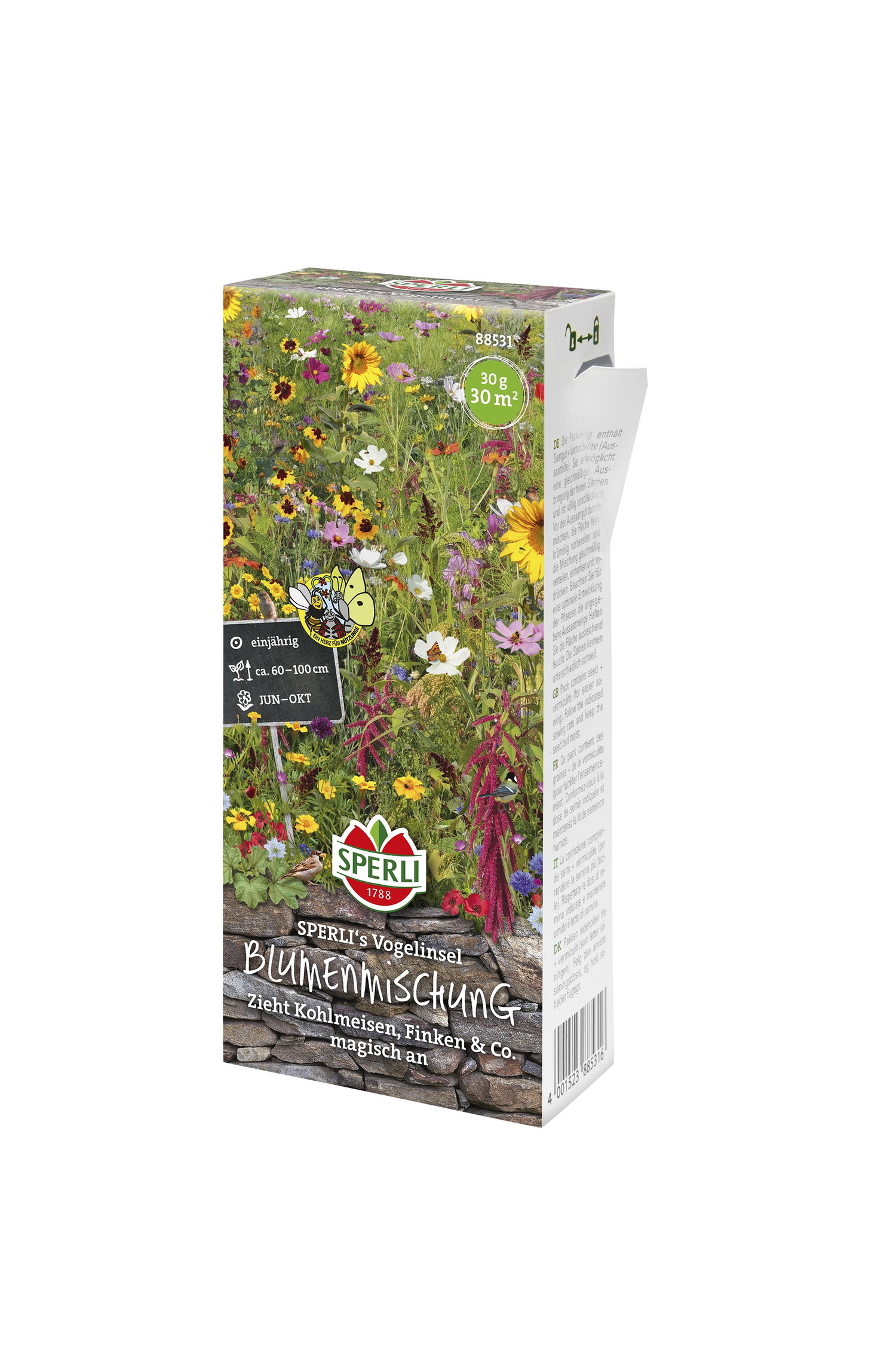 Sperli blomsterfrøblanding til farverig fugleeng