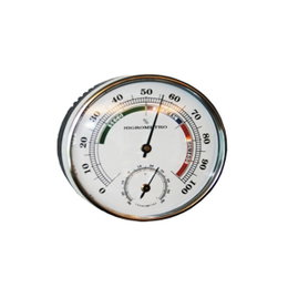 Analog hygrometer med termometer Rundt analogt hygrometer med termometer