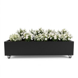 Sort plantekasse - 120 x 40 x 25 cm Sort plantekasse - 120 x 40 x 25 cm