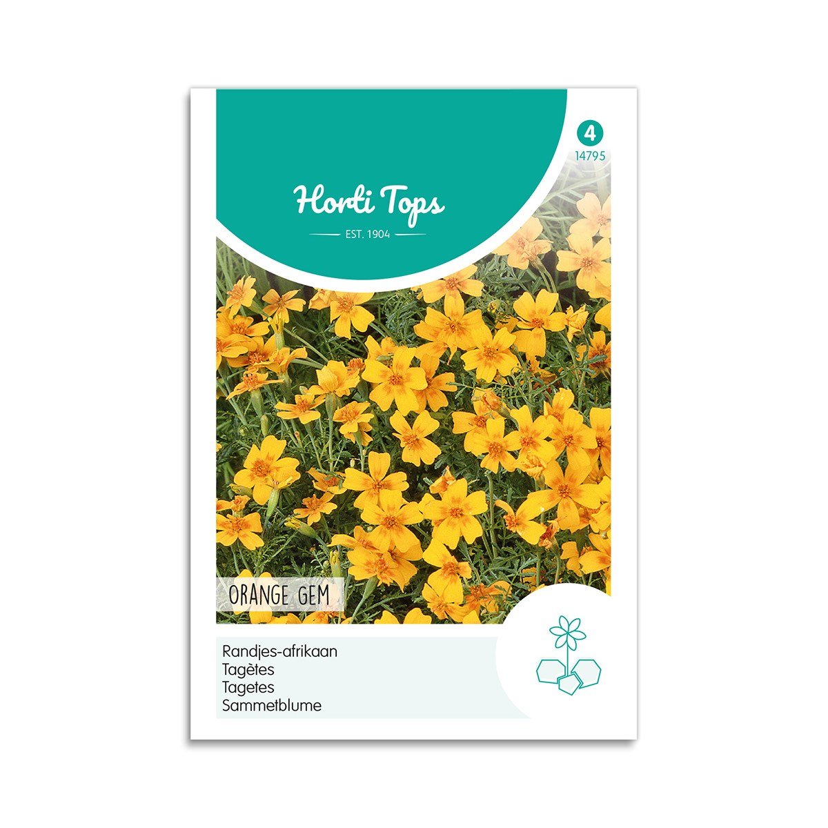 Appelsintagetes frø "Orange Gem"
