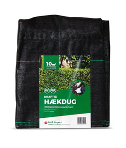Kraftig hældug 10 m² til hækplantning Sort kraftig hældug 10 m² til beskyttelse af hæk
