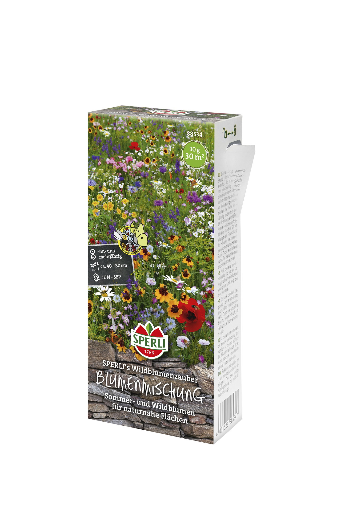 SPERLI blomsterblanding til vilde blomsterbede Pakke med SPERLI blomsterblanding til 30 m² vilde blomster