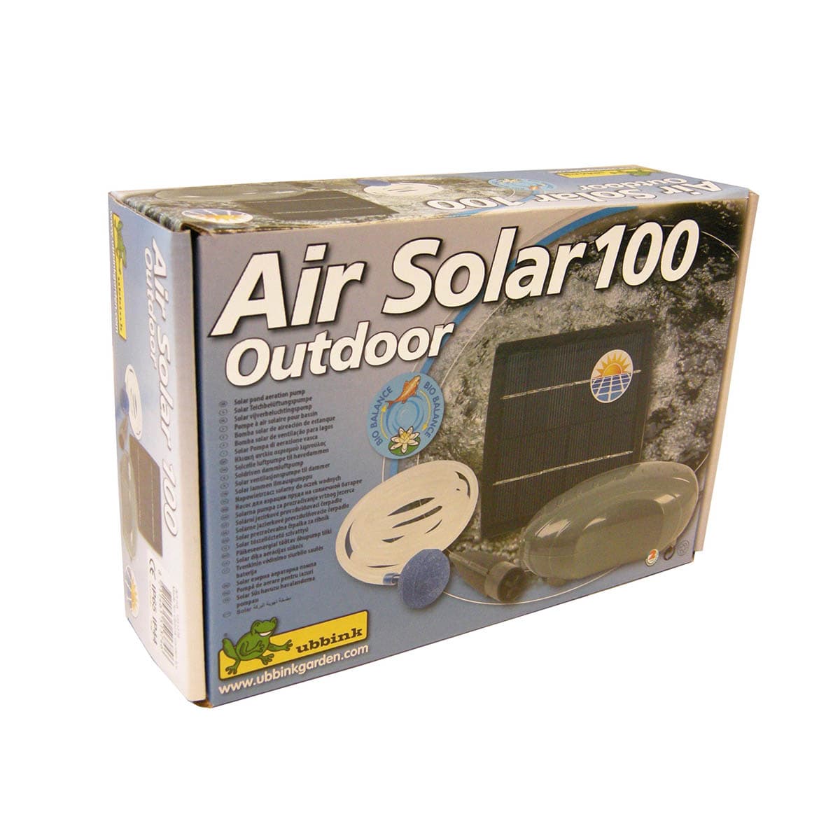 Ubbink Air Solar 100 udendørs solcelledrevet luftpumpe